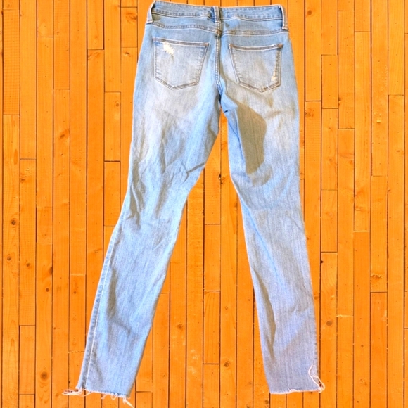 🔖Final Sale | Universal Thread Distressed Ripped Light Blue Jeans size 00 - Picture 7 of 11